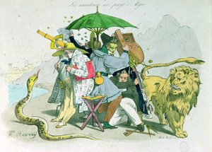 الرسامين والكتاب الهواة في الجزائر ، 1830 بواسطة فيليكس أوفراي